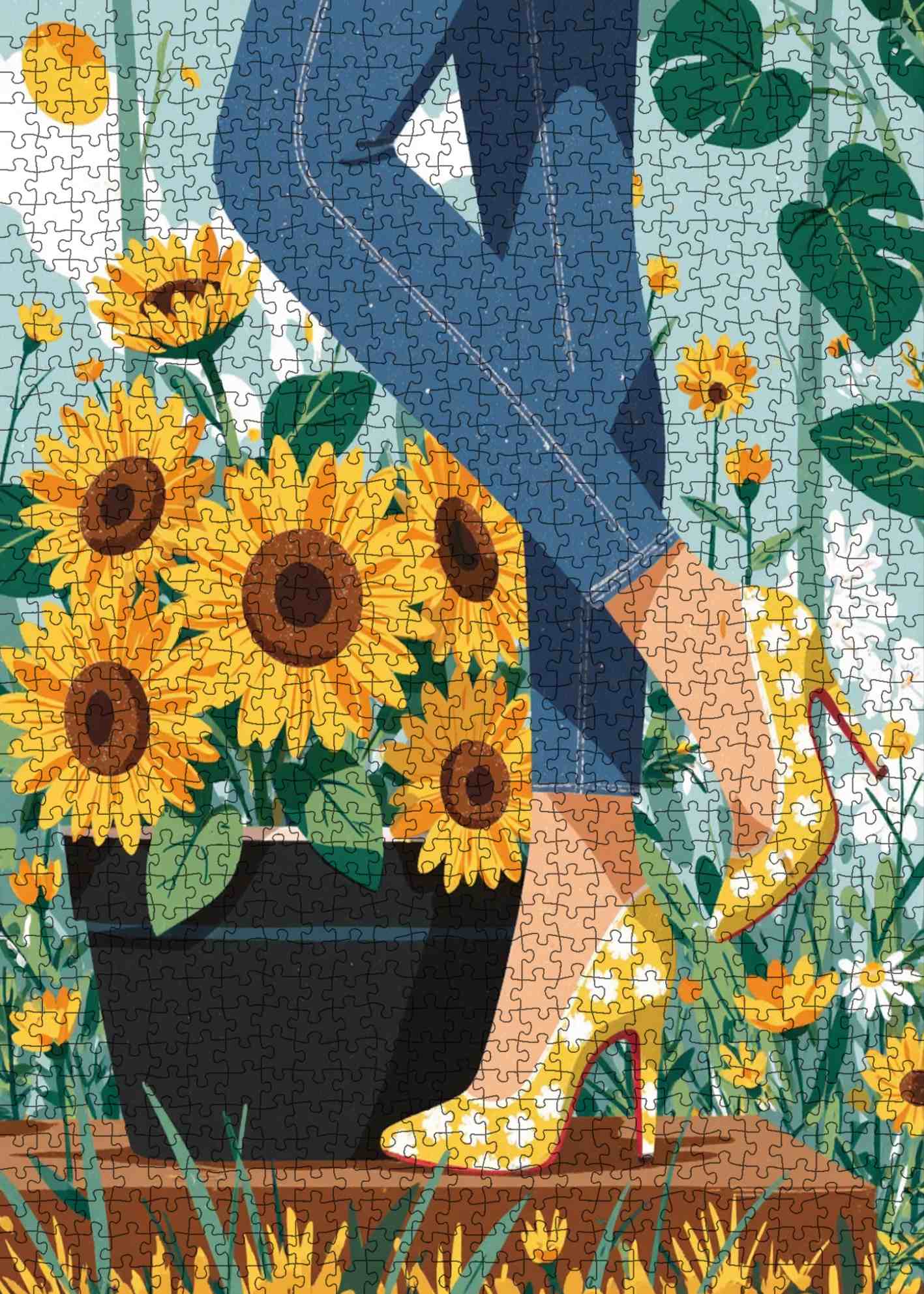 tucocoo-sunflower-elegance-puzzle-1000-teile-sonnenblumen image 2