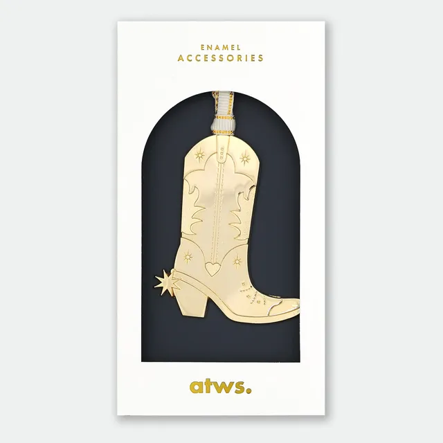 all-the-ways-to-say-gold-santiag-christbaumschmuck-stiefel image 1