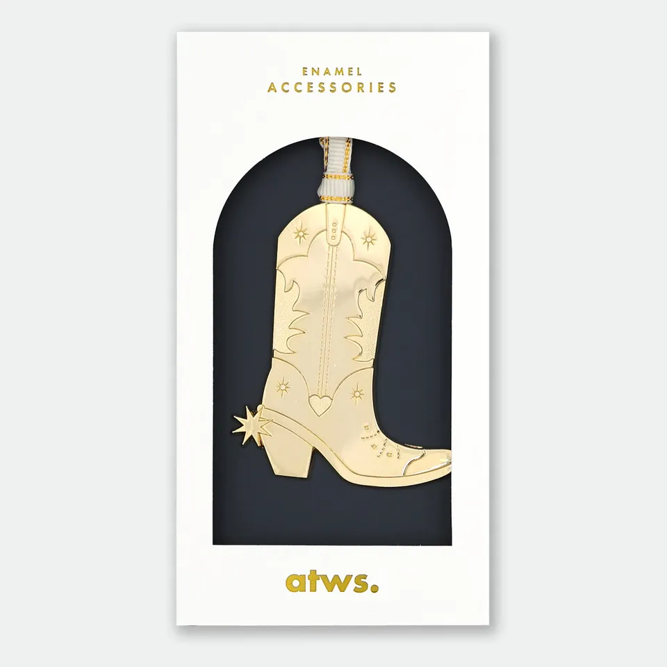 all-the-ways-to-say-gold-santiag-christbaumschmuck-stiefel image 1