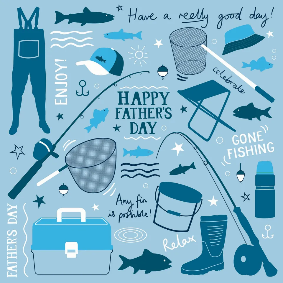 otter-house-father-s-day-card-fishing-vatertagskarte-angeln image 1