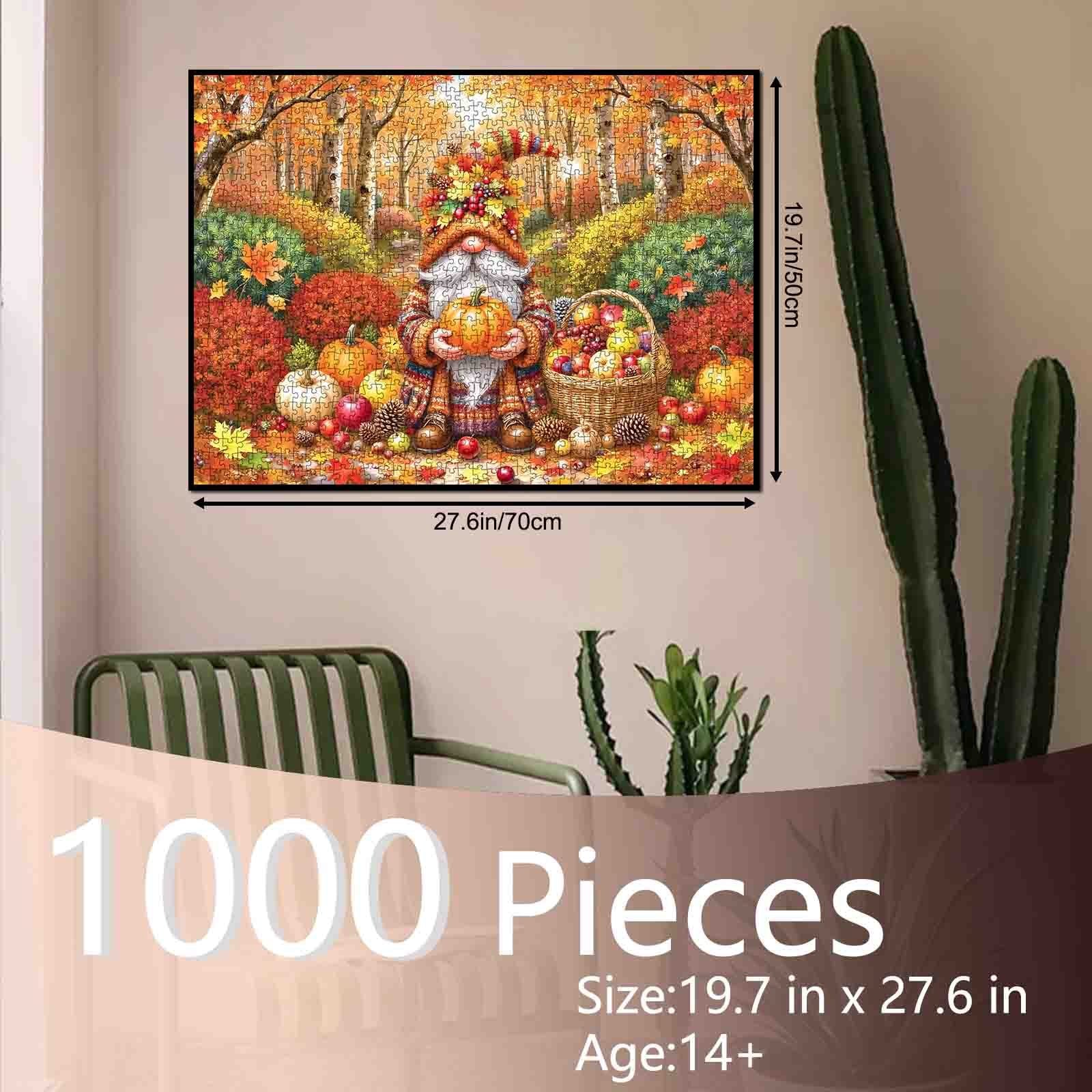 tucocoo-autumn-forest-gnome-puzzle-1000-teile-herbstwald image 5