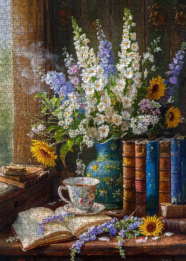 tucocoo-rustic-floral-still-life-puzzle-1000-teile-blumen image 2