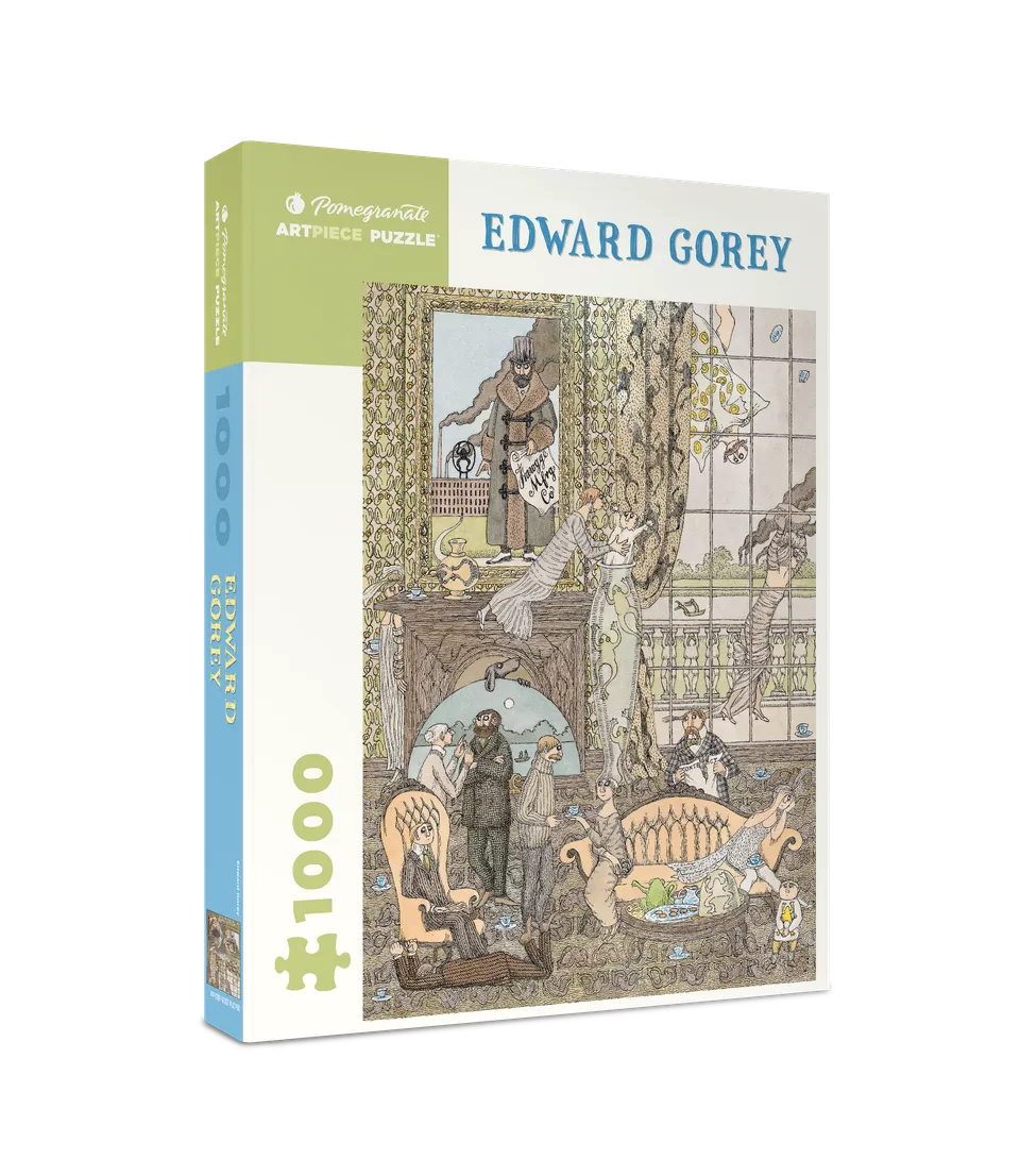 pomegranate-edward-gorey-frawgge-mfrg-puzzle-1000-teile image 1