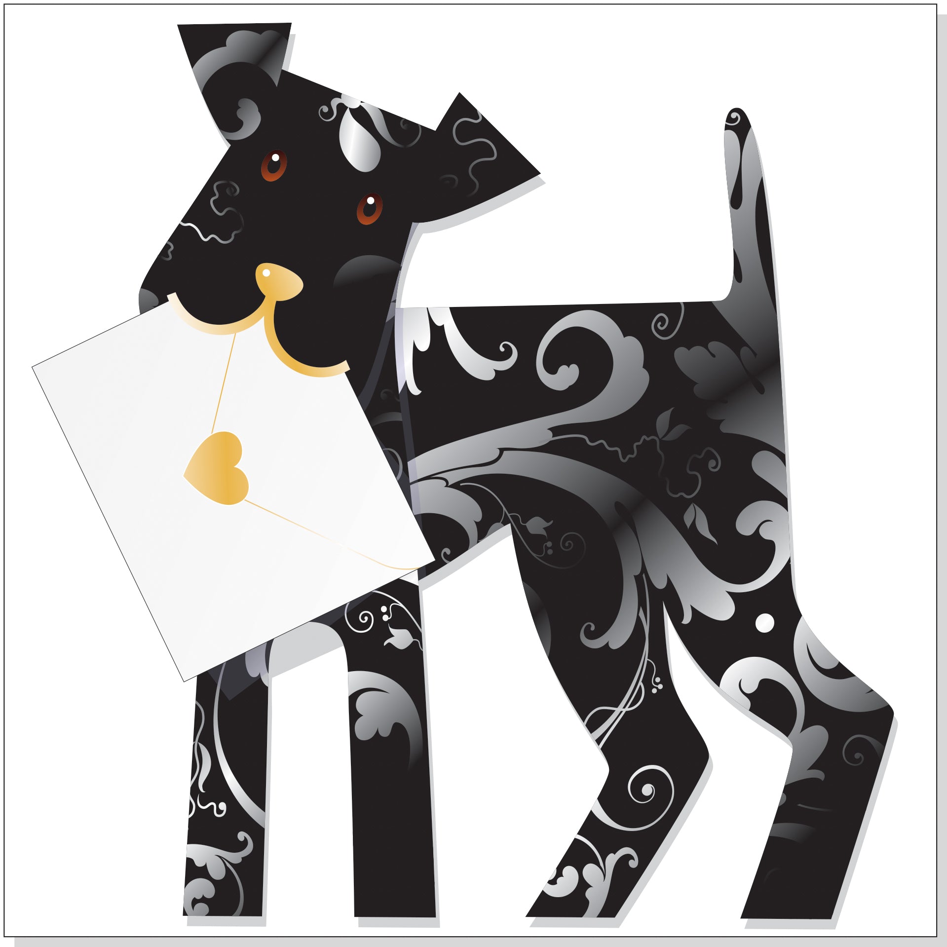 otter-house-special-delivery-gru-karte-hund-raphael-mit-3d-effekt image 1