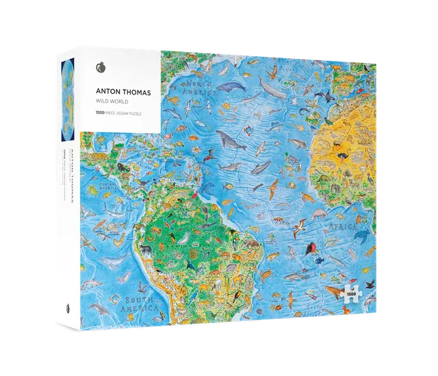 pomegranate-anton-thomas-wild-world-puzzle-1500-teile-tiere image 1