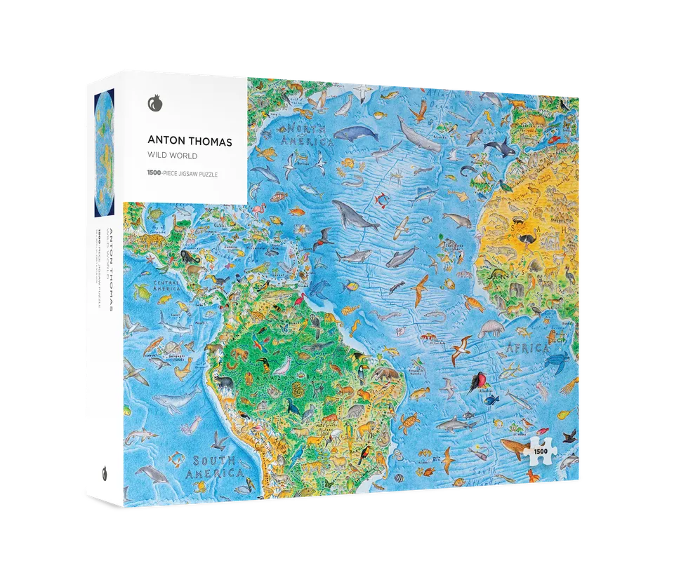 pomegranate-anton-thomas-wild-world-puzzle-1500-teile-tiere image 1