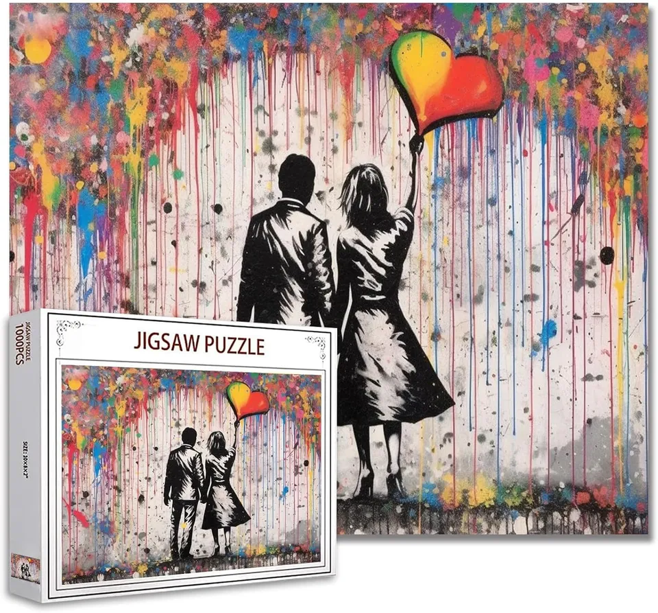 tucocoo-street-couple-love-banksy-puzzle-1000-teile-graffiti image 1