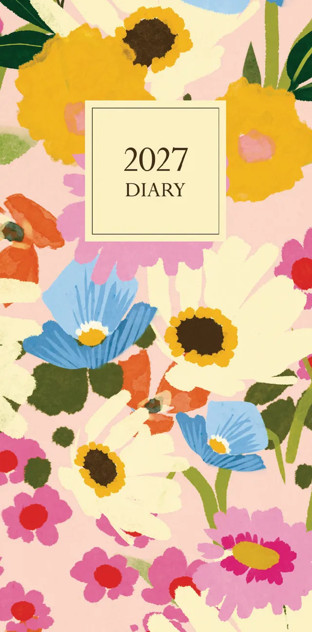otter-house-fashion-contemporary-floral-slim-diary-2027 image 1