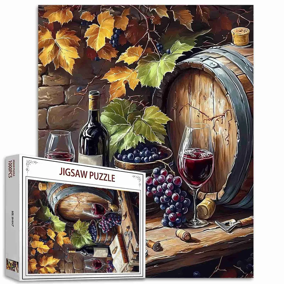 tucocoo-vineyard-harvest-puzzle-1000-teile-wein image 1