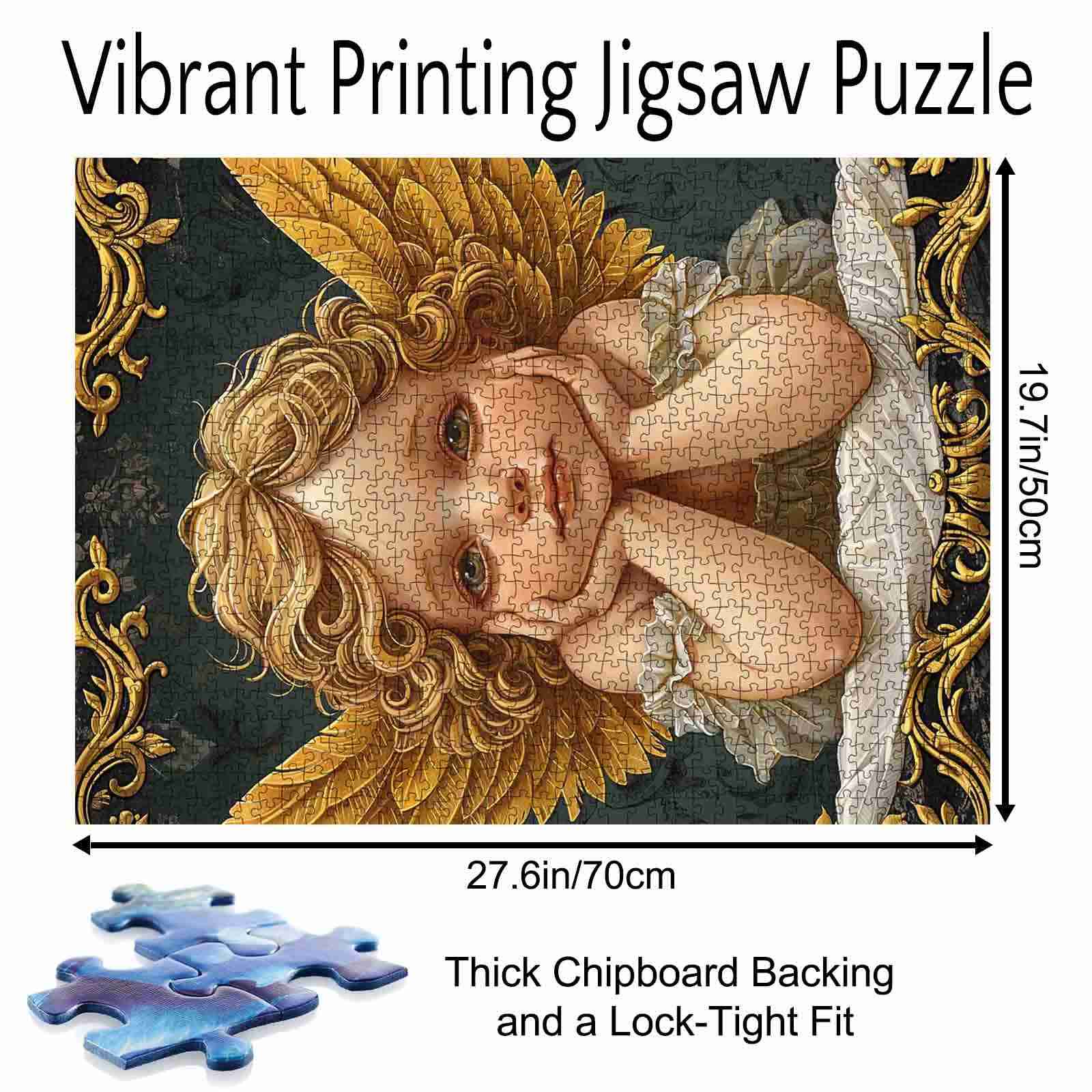 tucocoo-golden-angel-puzzle-1000-teile-engel image 5
