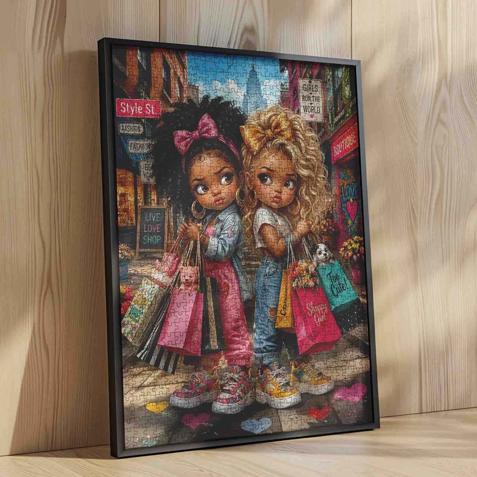 tucocoo-fashion-besties-shopping-day-puzzle-1000-teile-mode image 4