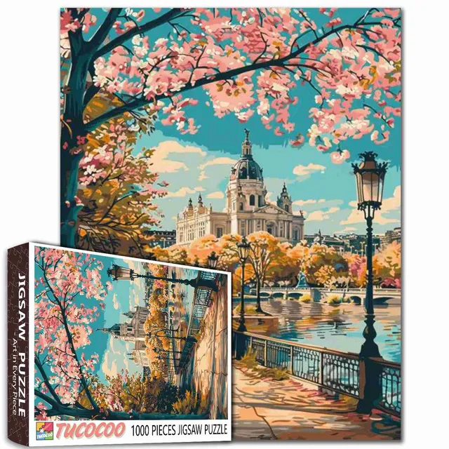 tucocoo-jigsaw-puzzles-spring-cathedral-walk-puzzle-1000-teile-landschaft image 1