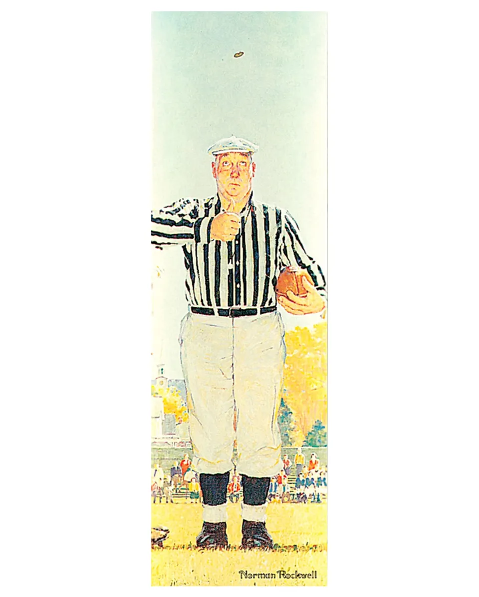 pomegranate-bookmarks-norman-rockwell-referee-lesezeichen image 1