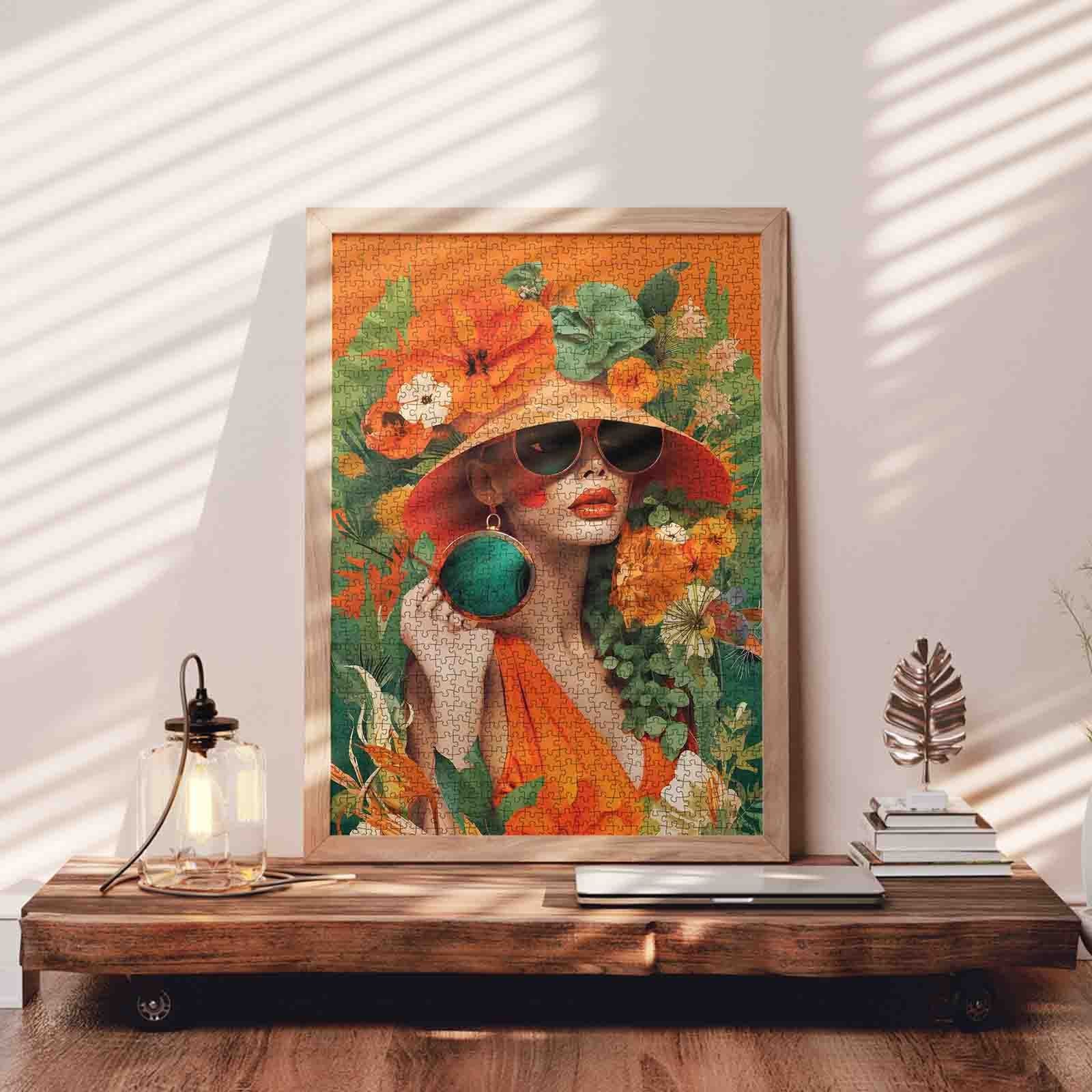 tucocoo-girl-in-flower-hat-puzzle-1000-teile-blumenhut image 3