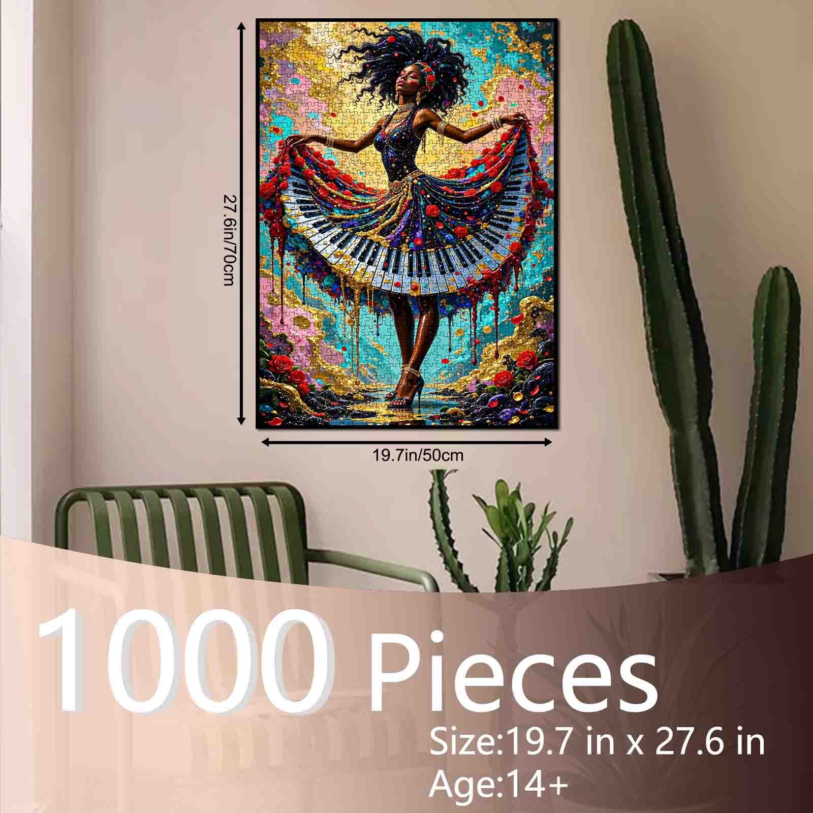 tucocoo-piano-dress-melody-puzzle-1000-teile-musikmotiv image 5