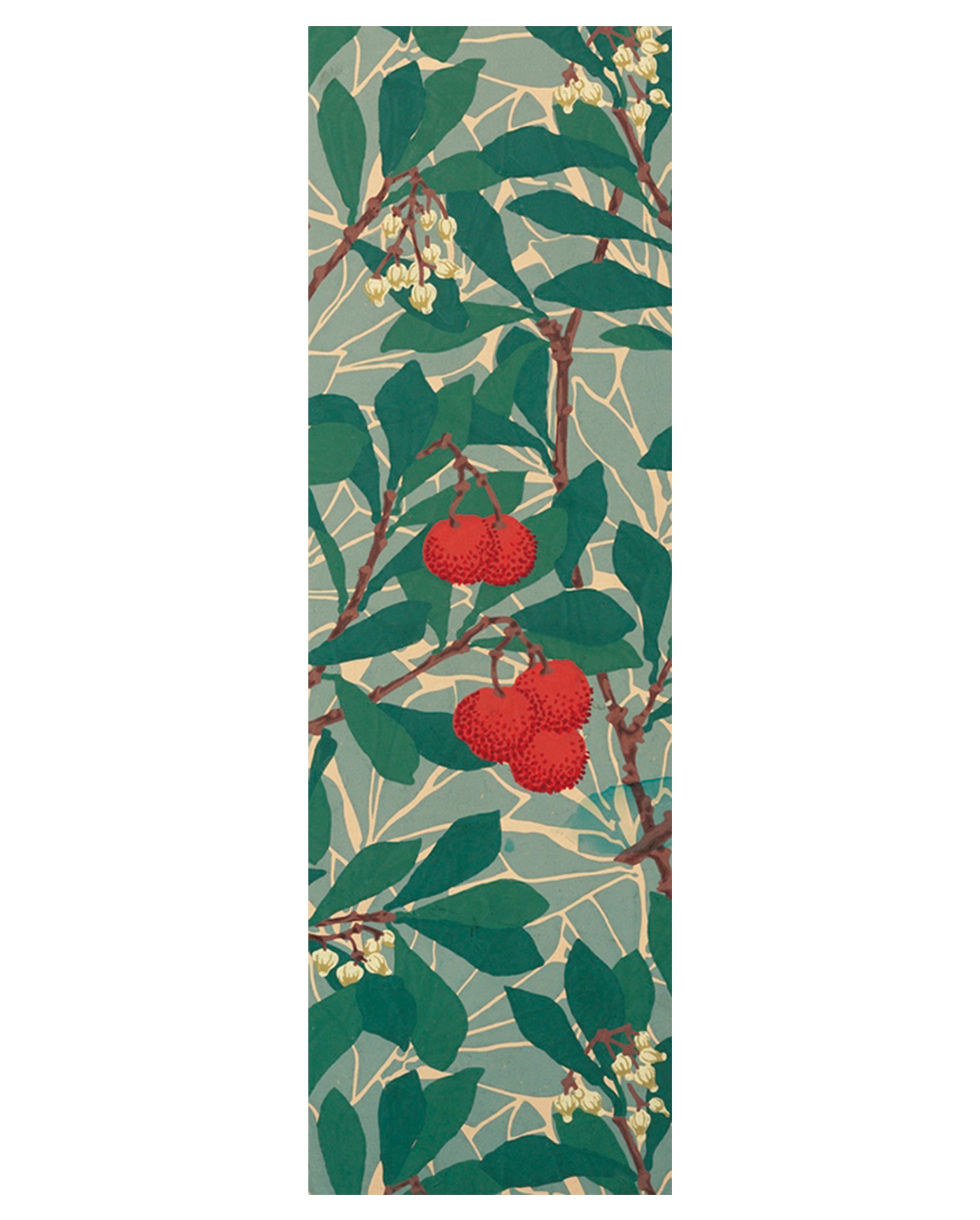 pomegranate-bookmarks-arbutus-pattern-lesezeichen-morris image 1
