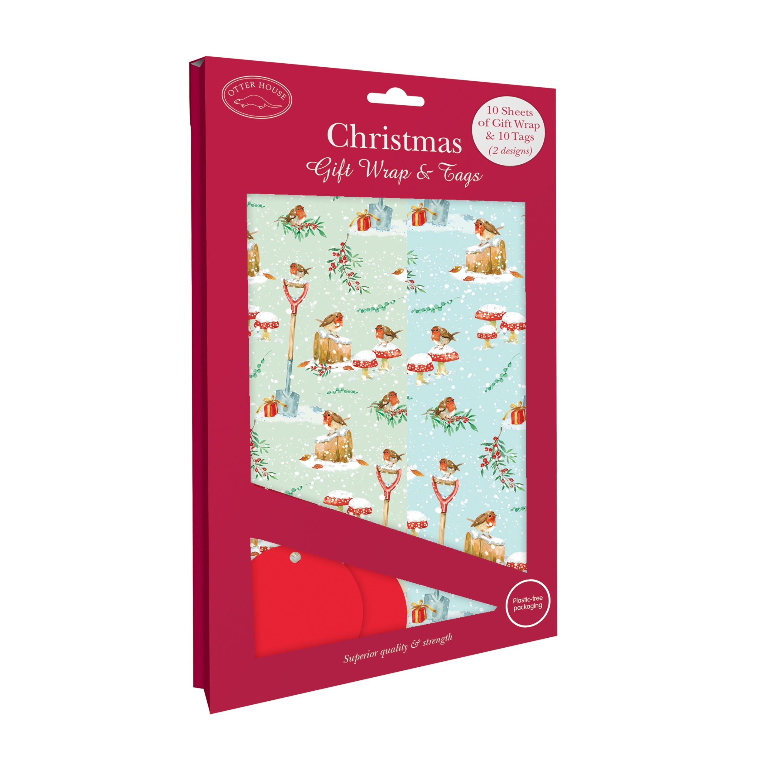 otter-house-robins-lookout-geschenkpapier-10-bogen-tags image 6