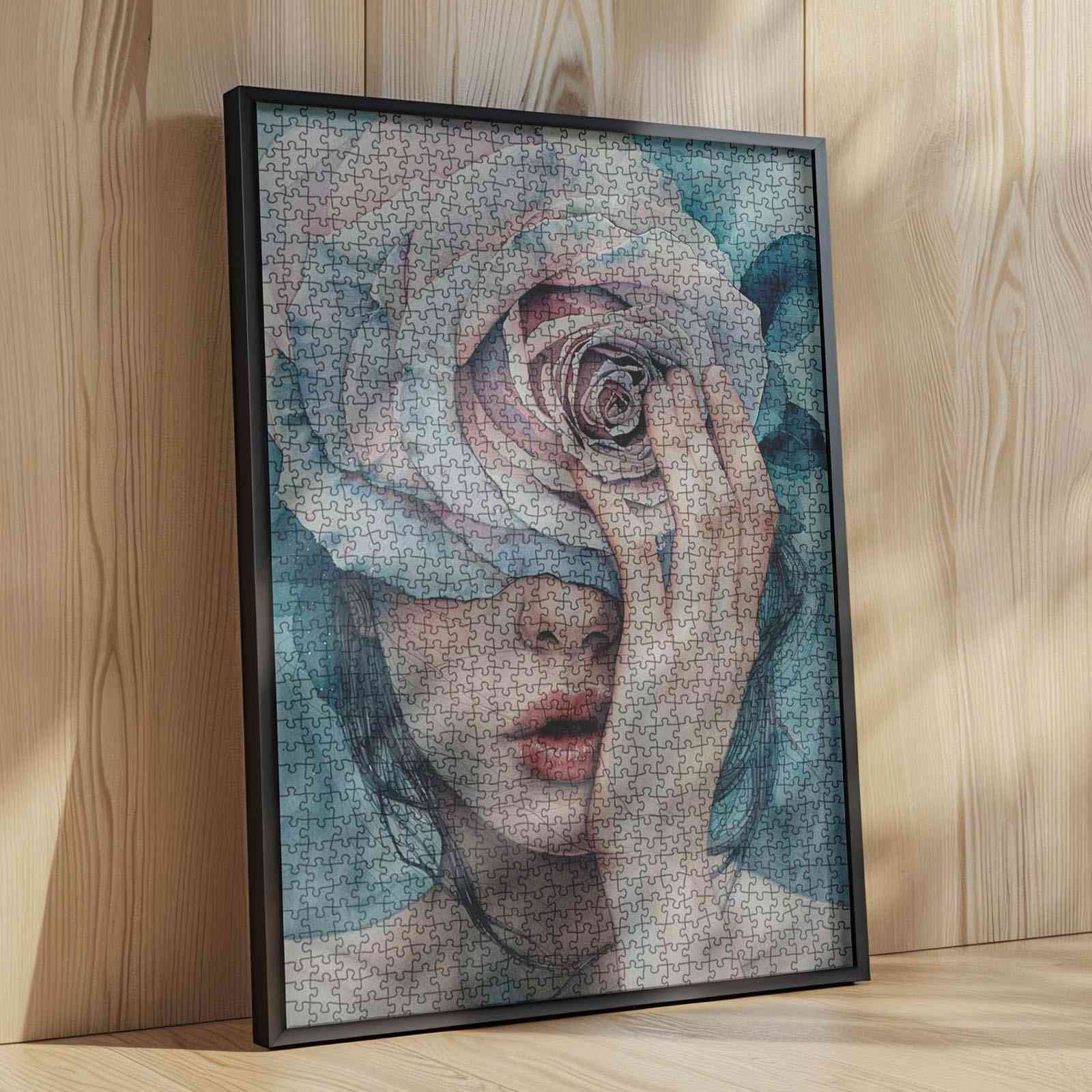 tucocoo-rose-enigma-puzzle-1000-teile-frau-mit-rose image 4