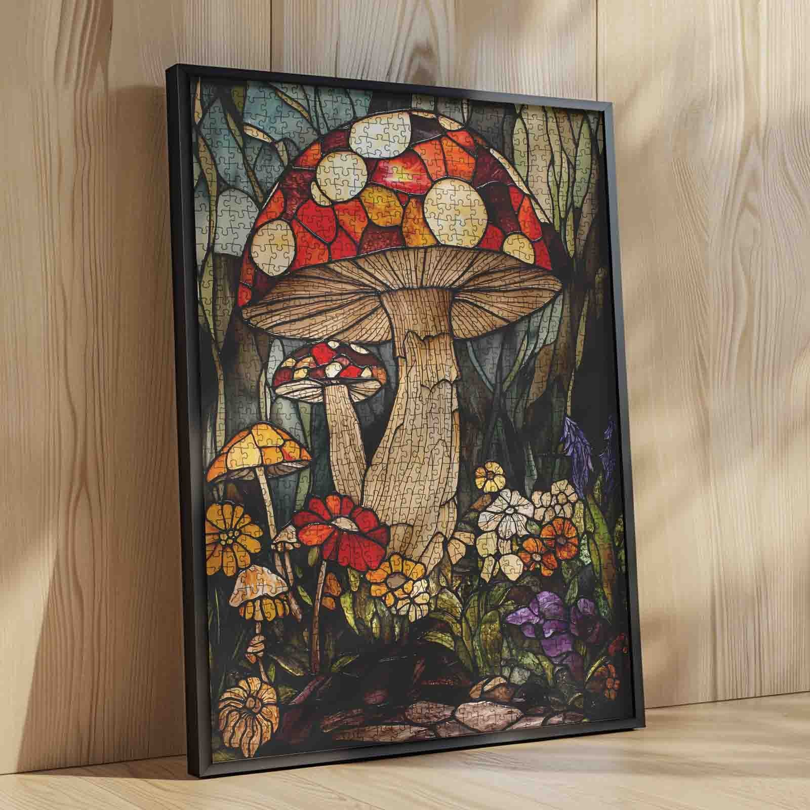 tucocoo-colorful-forest-mushroom-puzzle-1000-teile-pilze image 4