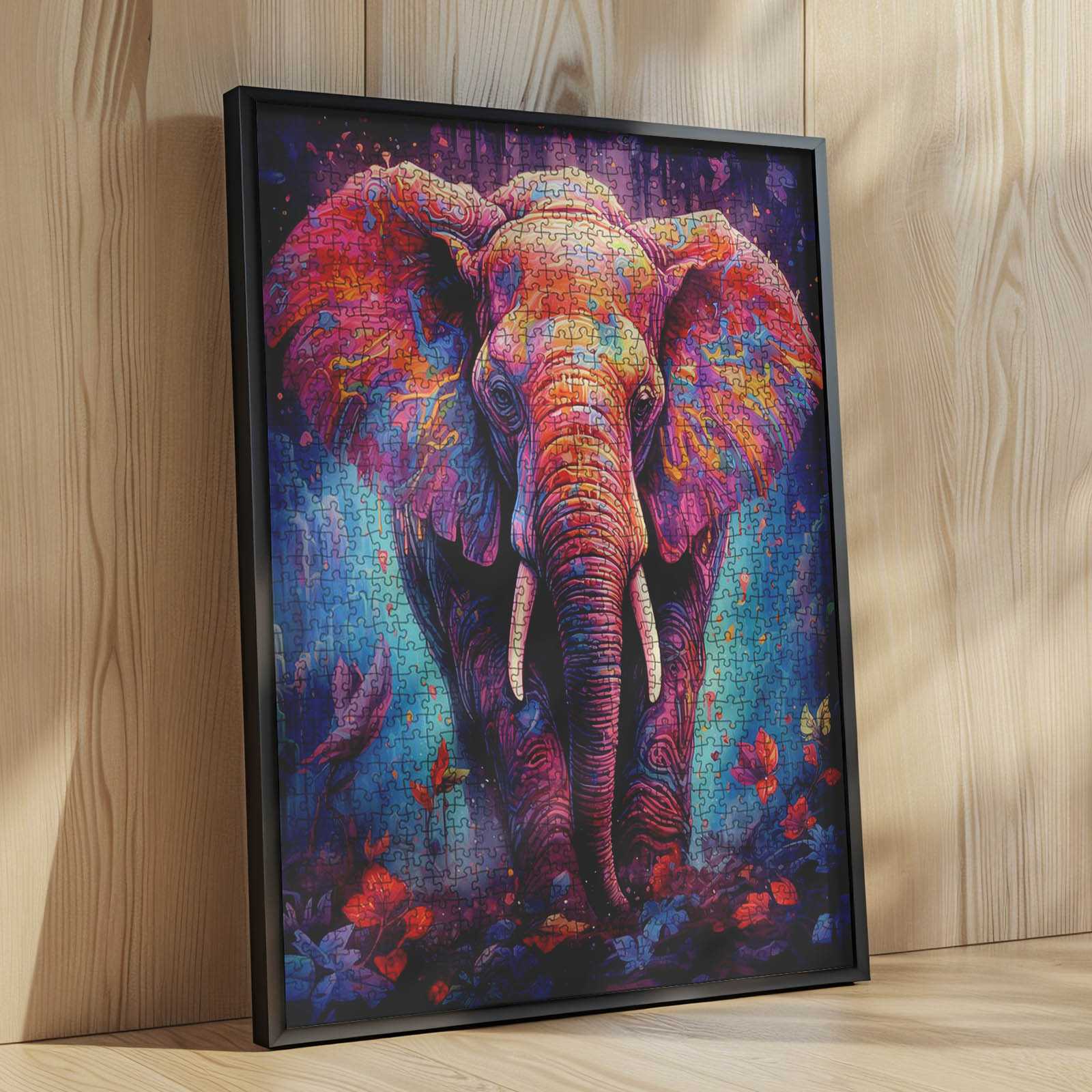 tucocoo-colorful-elephant-puzzle-1000-teile-erwachsene-bunt image 4