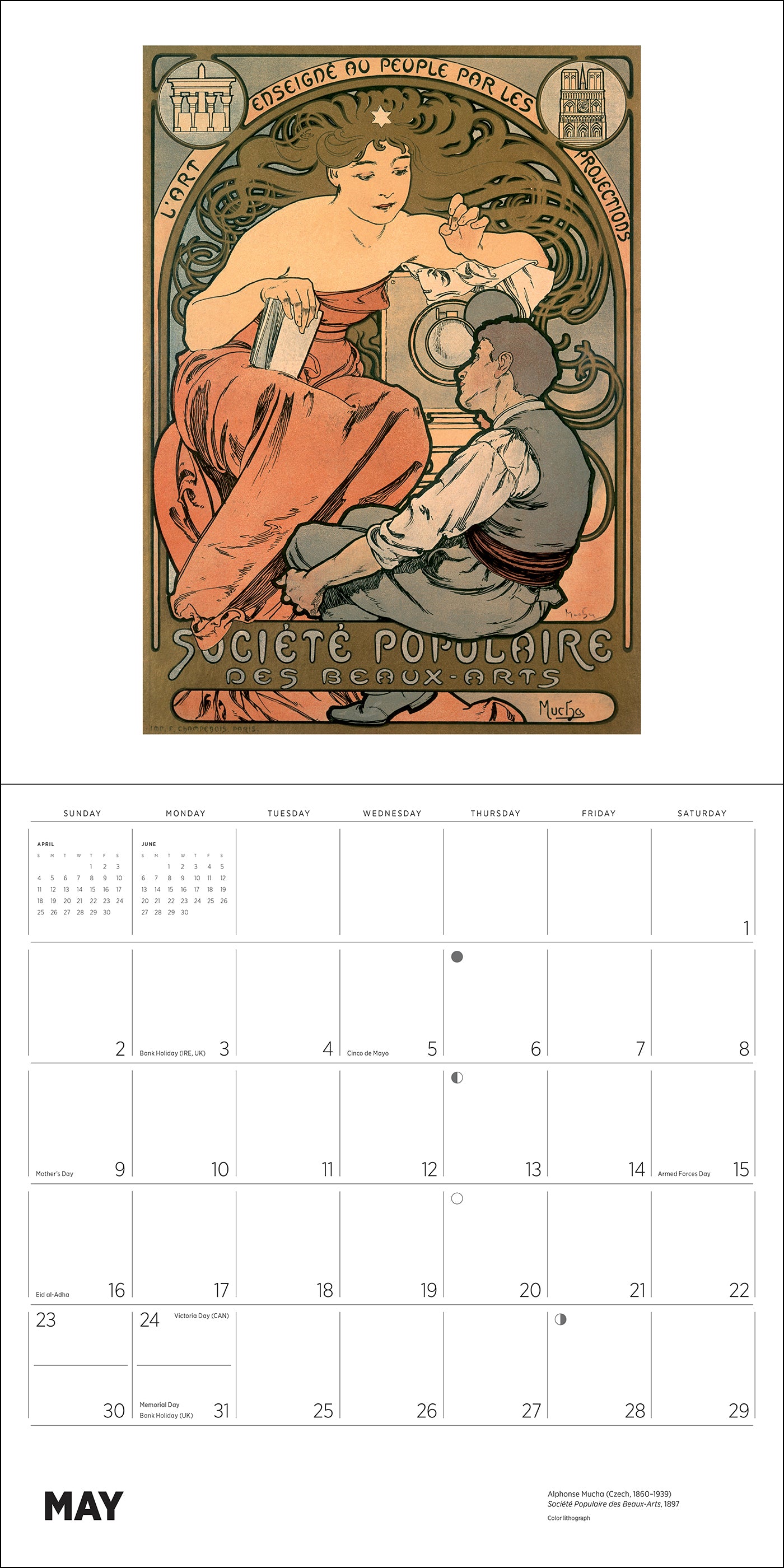 pomegranate-mucha-2027-wandkalender-jugendstil image 3