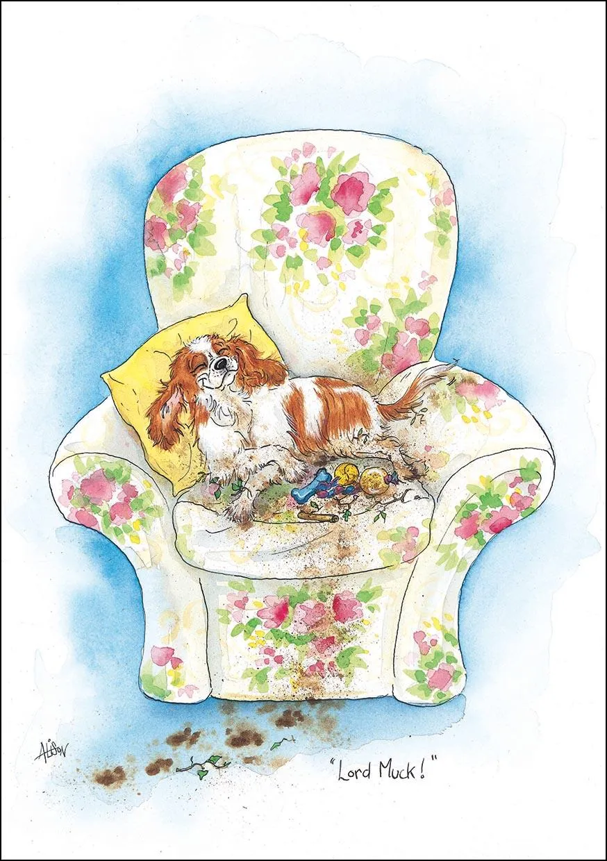 alison-s-animals-gru-karte-lord-muck-150x210mm-humor image 1