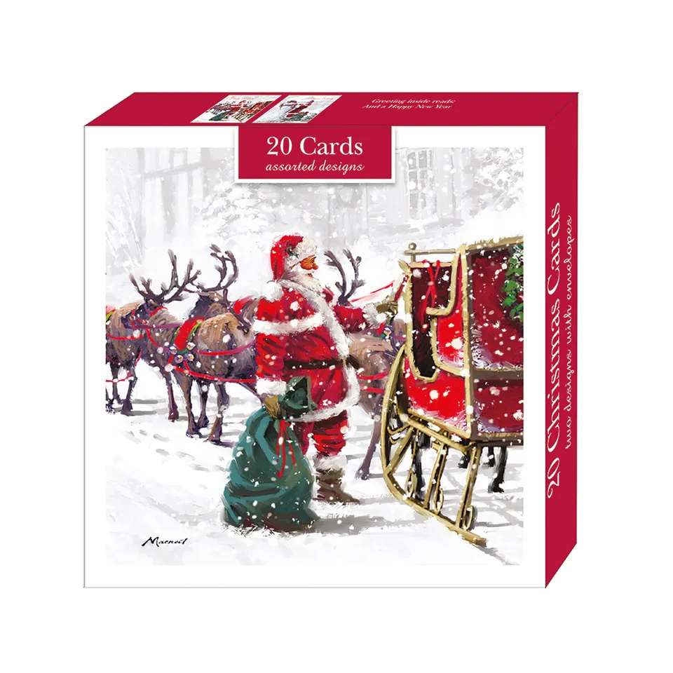 otter-house-santa-claus-weihnachtskarten-sortiert image 1