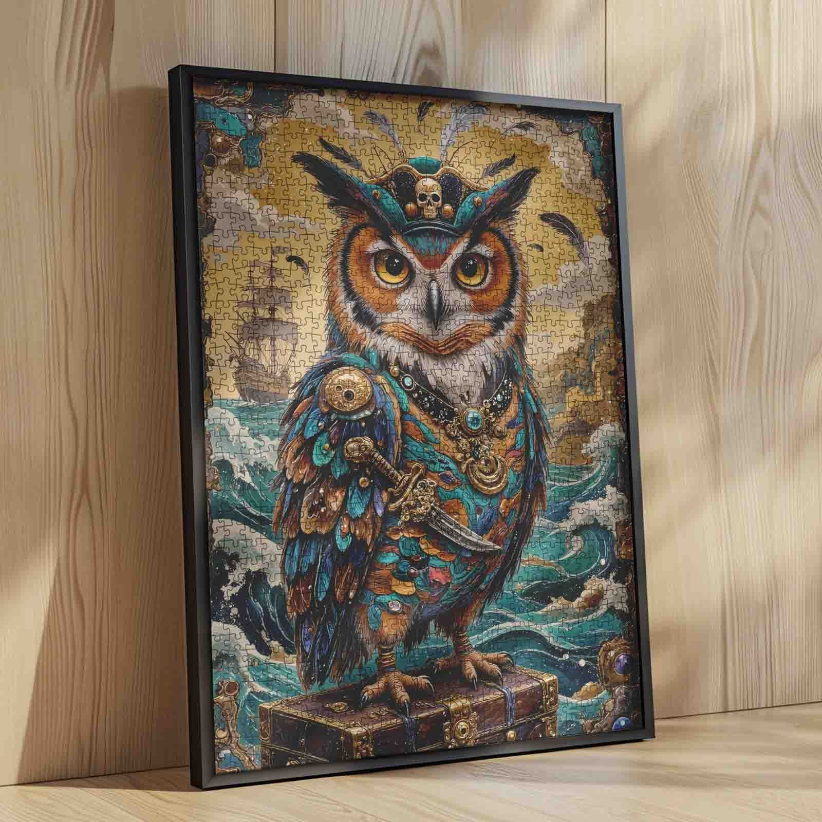 tucocoo-pirate-owl-treasure-puzzle-1000-teile-eule image 4