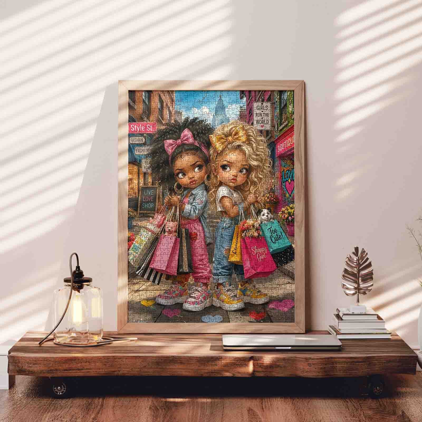 tucocoo-fashion-besties-shopping-day-puzzle-1000-teile-mode image 3