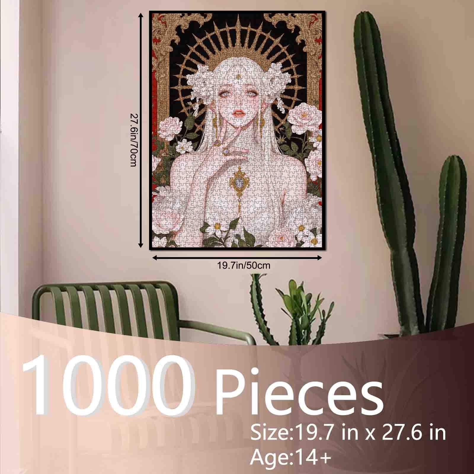 tucocoo-jigsaw-puzzles-regal-white-rose-princess-puzzle-1000-teile image 5