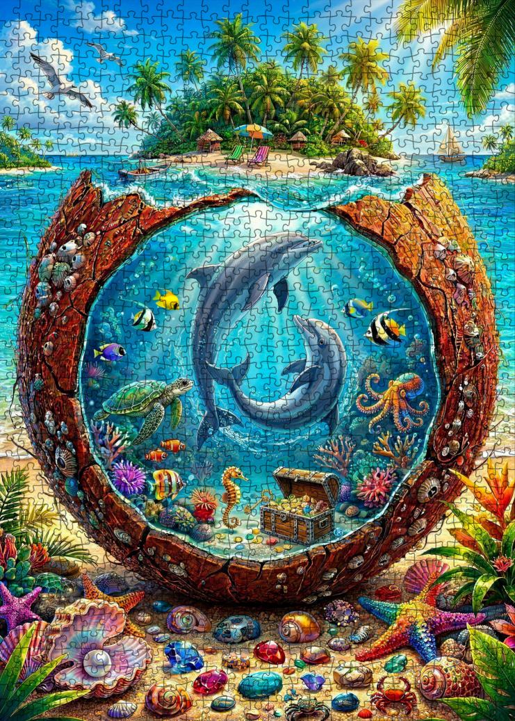 tucocoo-tropical-ocean-world-puzzle-1000-teile-meer image 2