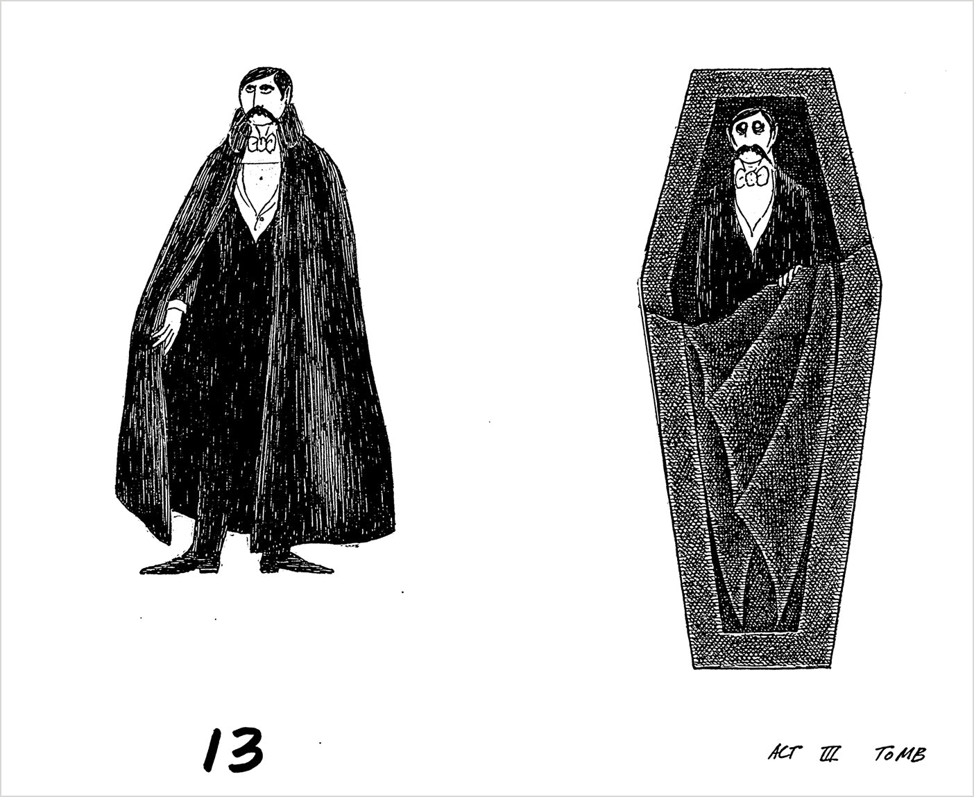 pomegranate-games-edward-gorey-s-dracula-papiertheater-bastelset image 4