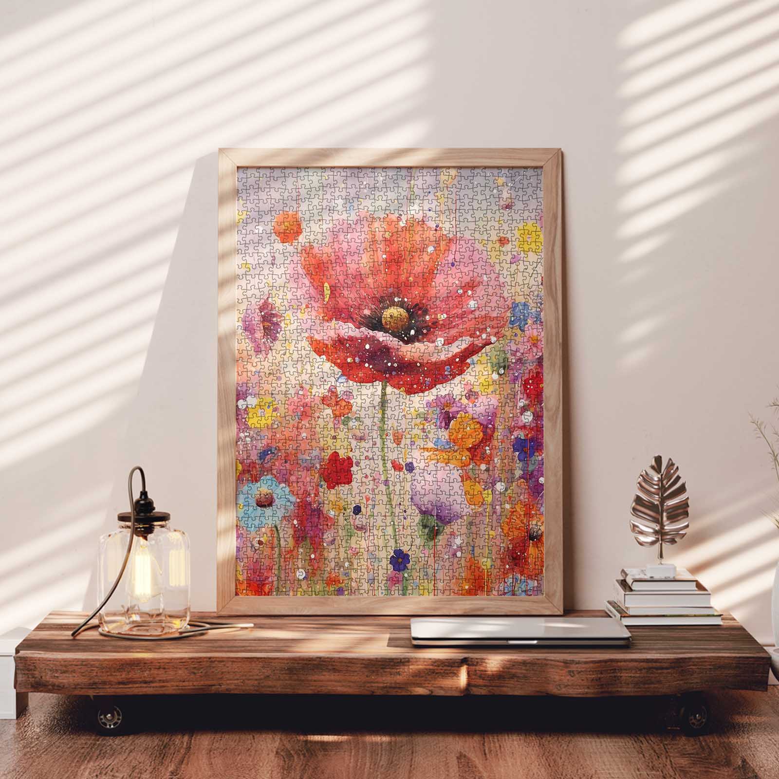 tucocoo-jigsaw-puzzles-red-poppy-puzzle-1000-teile-blumen image 3