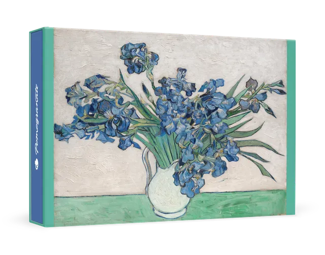 pomegranate-van-gogh-irises-dankeskarten-10er-set image 1