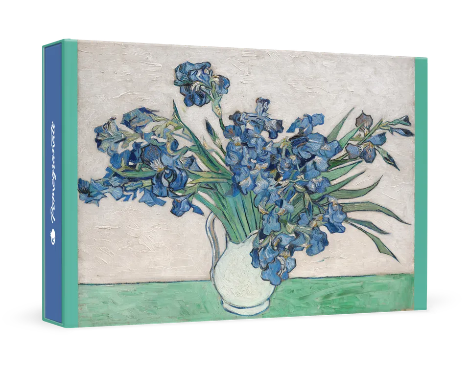 pomegranate-van-gogh-irises-dankeskarten-10er-set image 1