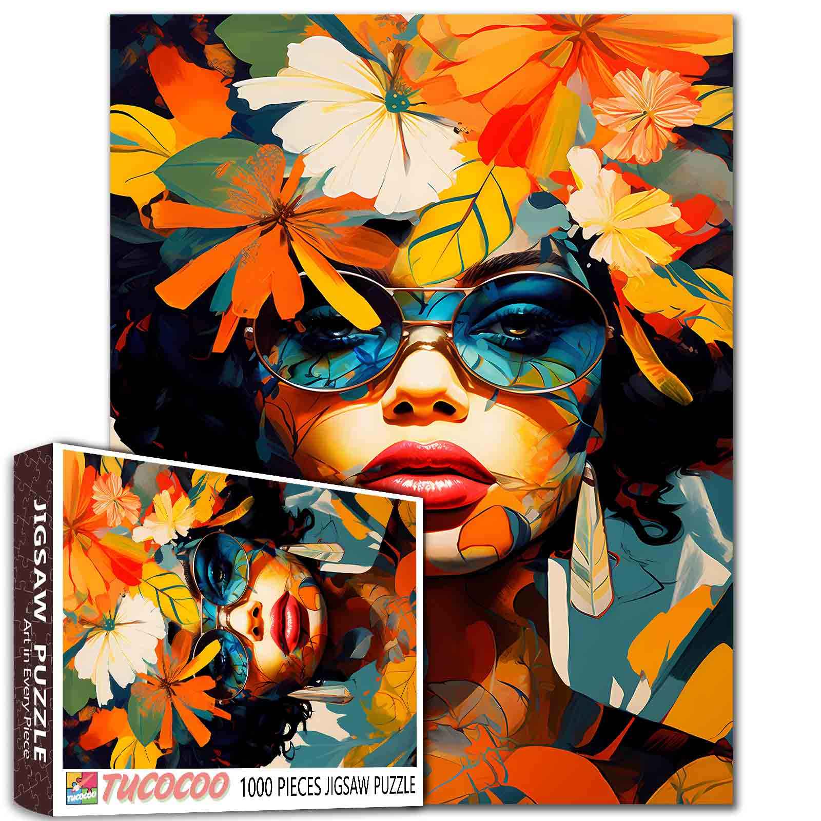 tucocoo-graffiti-frau-puzzle-1000-teile-portrait image 1