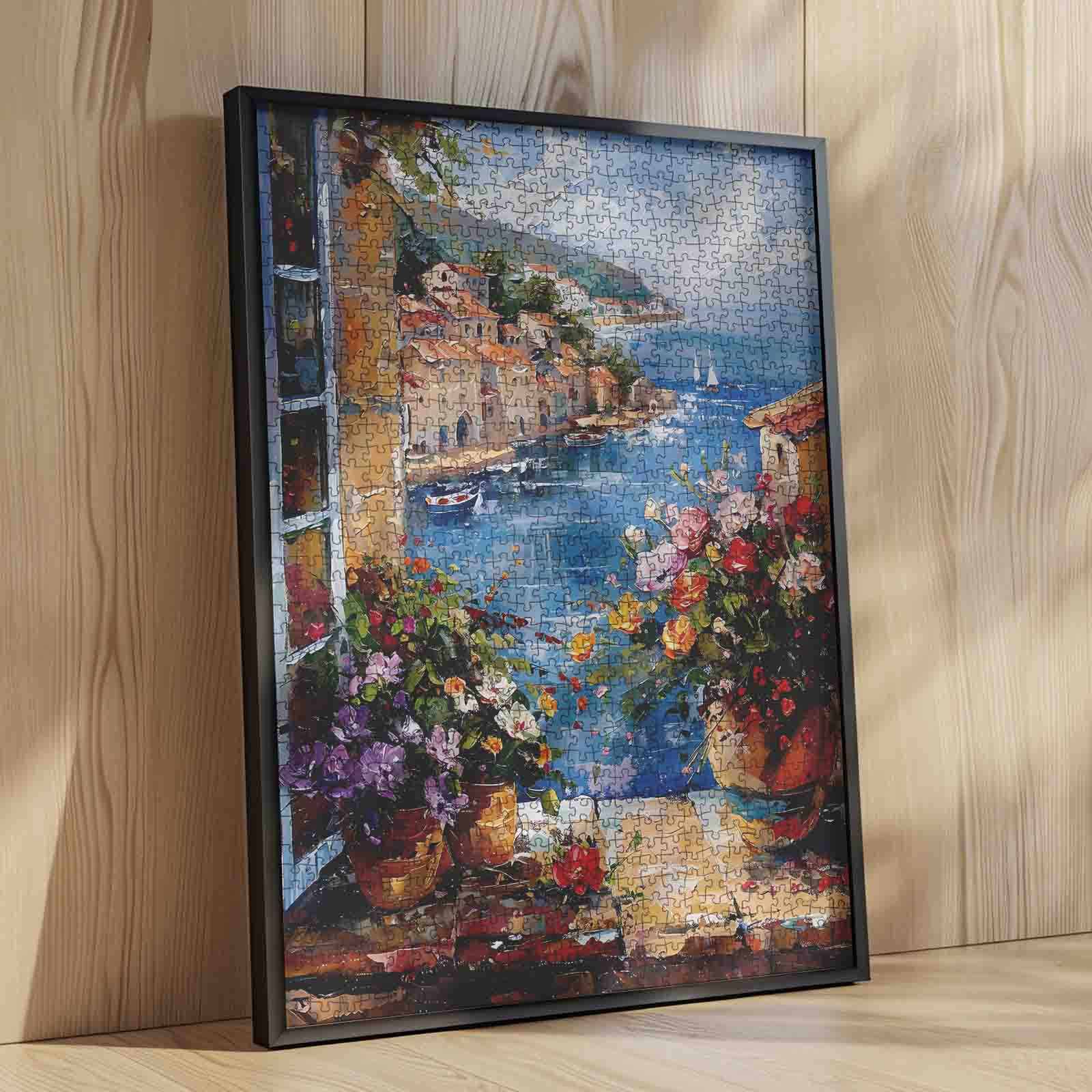 tucocoo-window-view-mediterranean-town-puzzle-1000-teile image 4