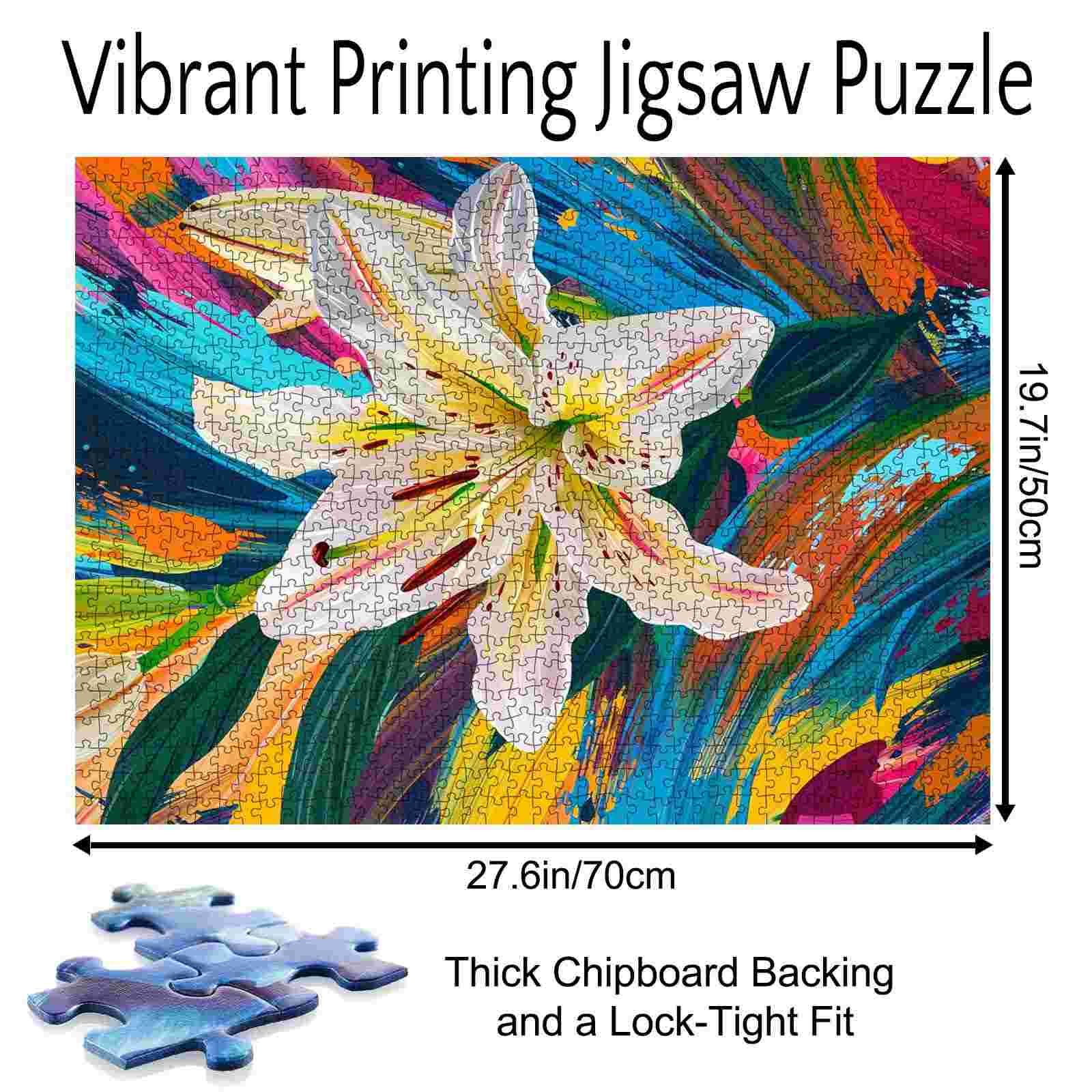 tucocoo-vivid-lily-bloom-puzzle-1000-teile-blumen-stillleben image 5