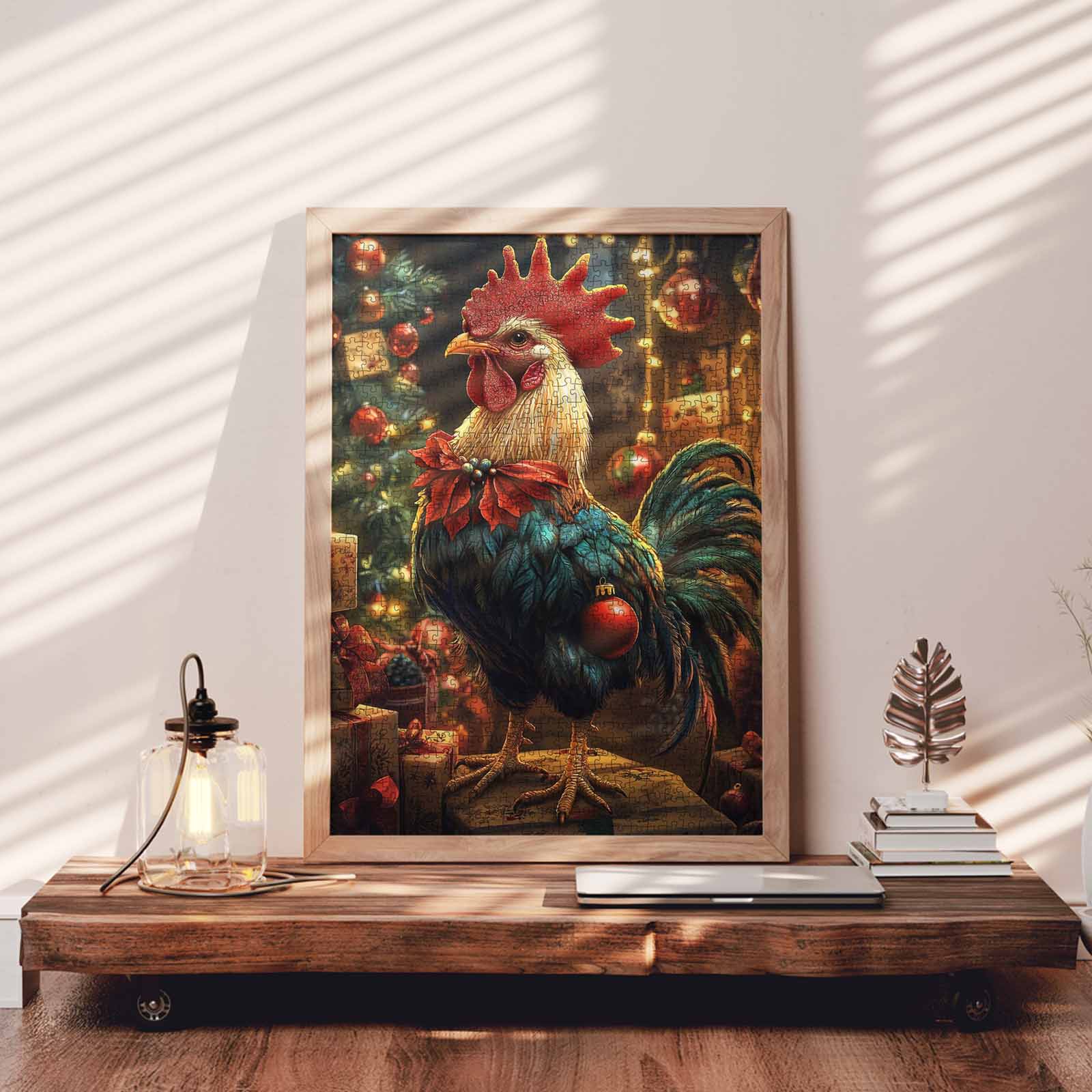 tucocoo-christmas-rooster-puzzle-1000-teile-weihnachten image 3