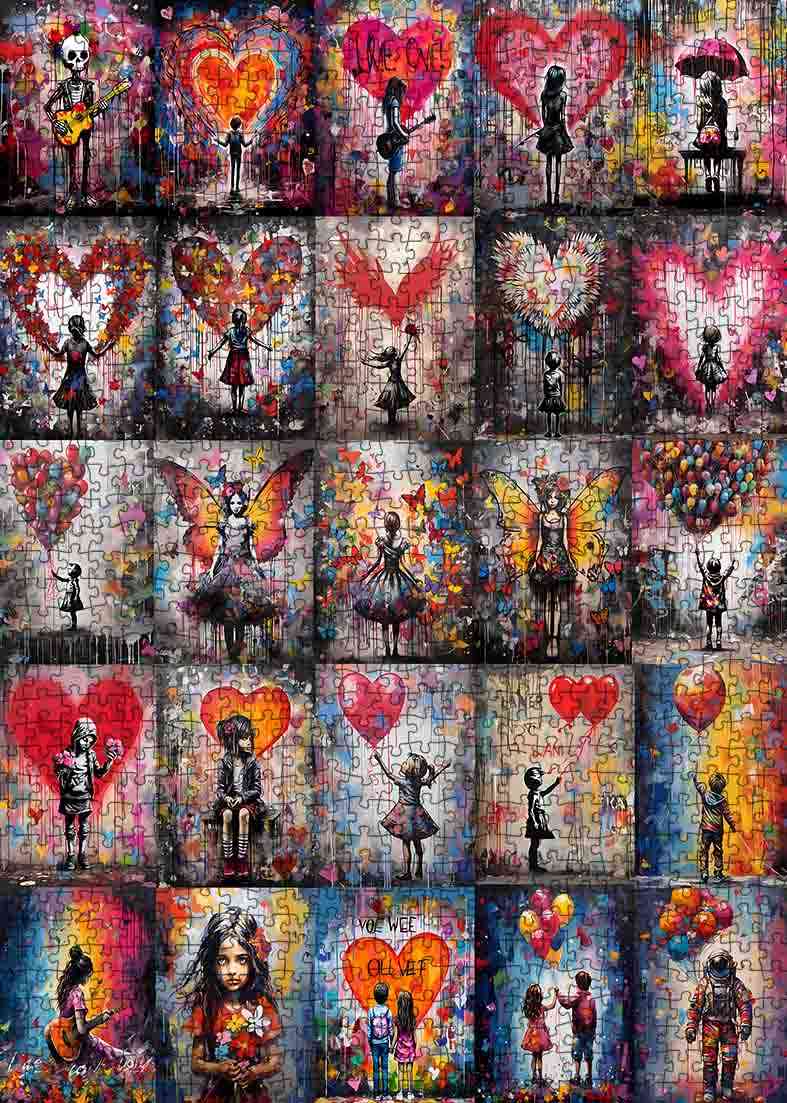 tucocoo-heartfelt-graffiti-collage-puzzle-1000-teile-streetart image 2