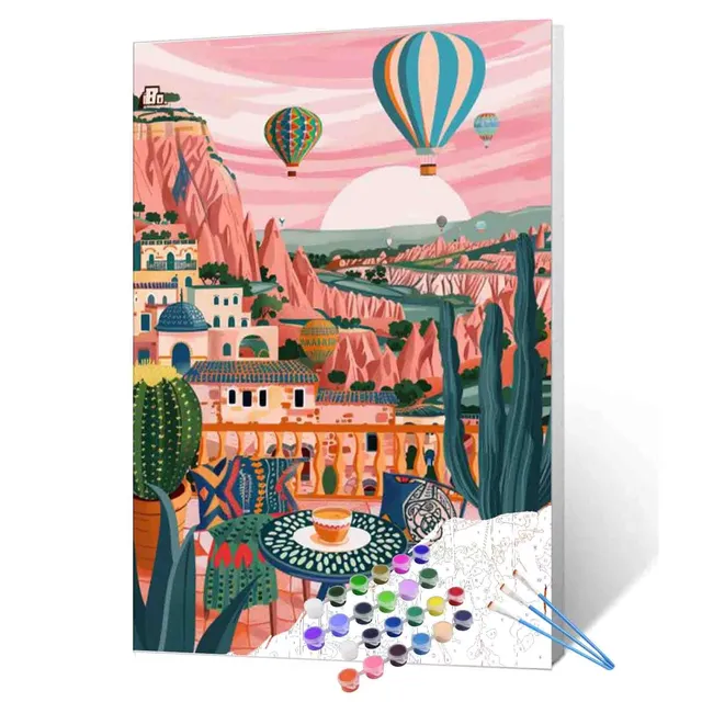 tucocoo-cappadocia-sunrise-terrace-malen-nach-zahlen-40x50 image 1