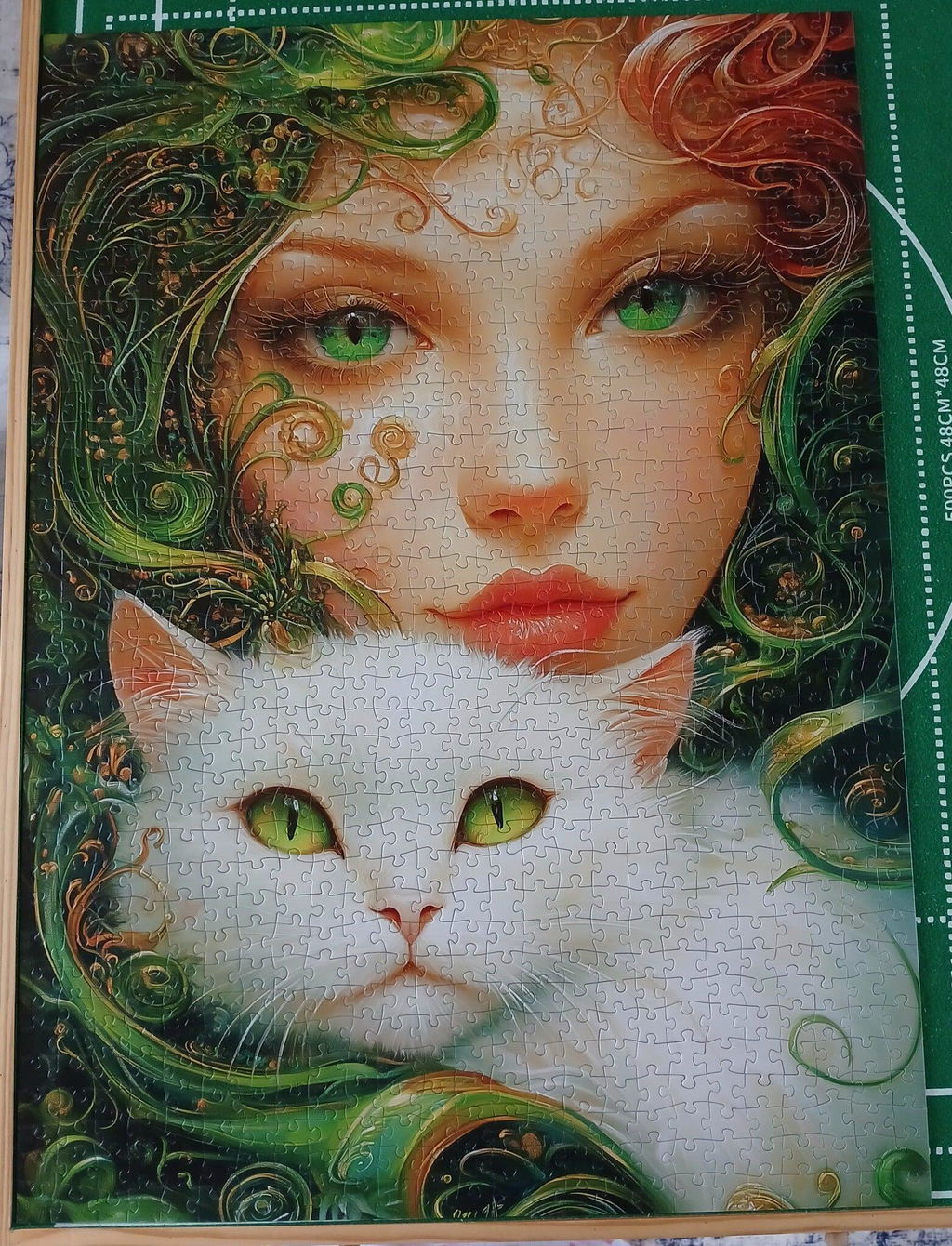 Grüne Haare