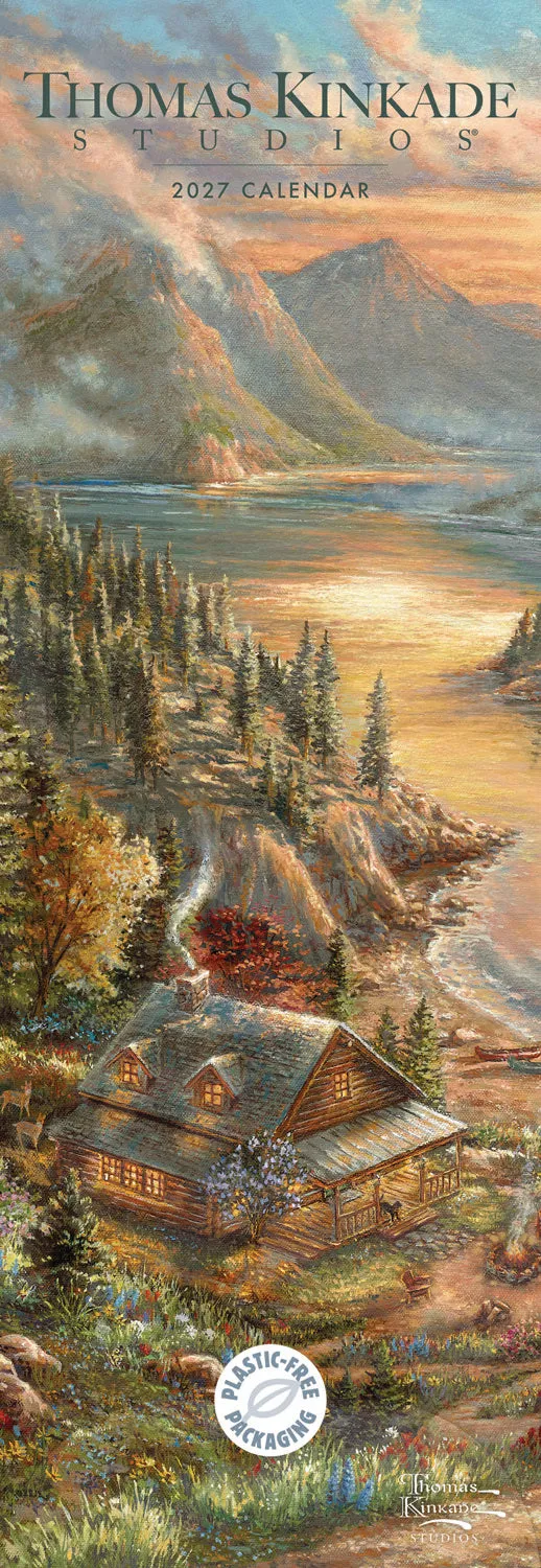 otter-house-kinkade-studios-slim-kalender-2027-listenformat image 1