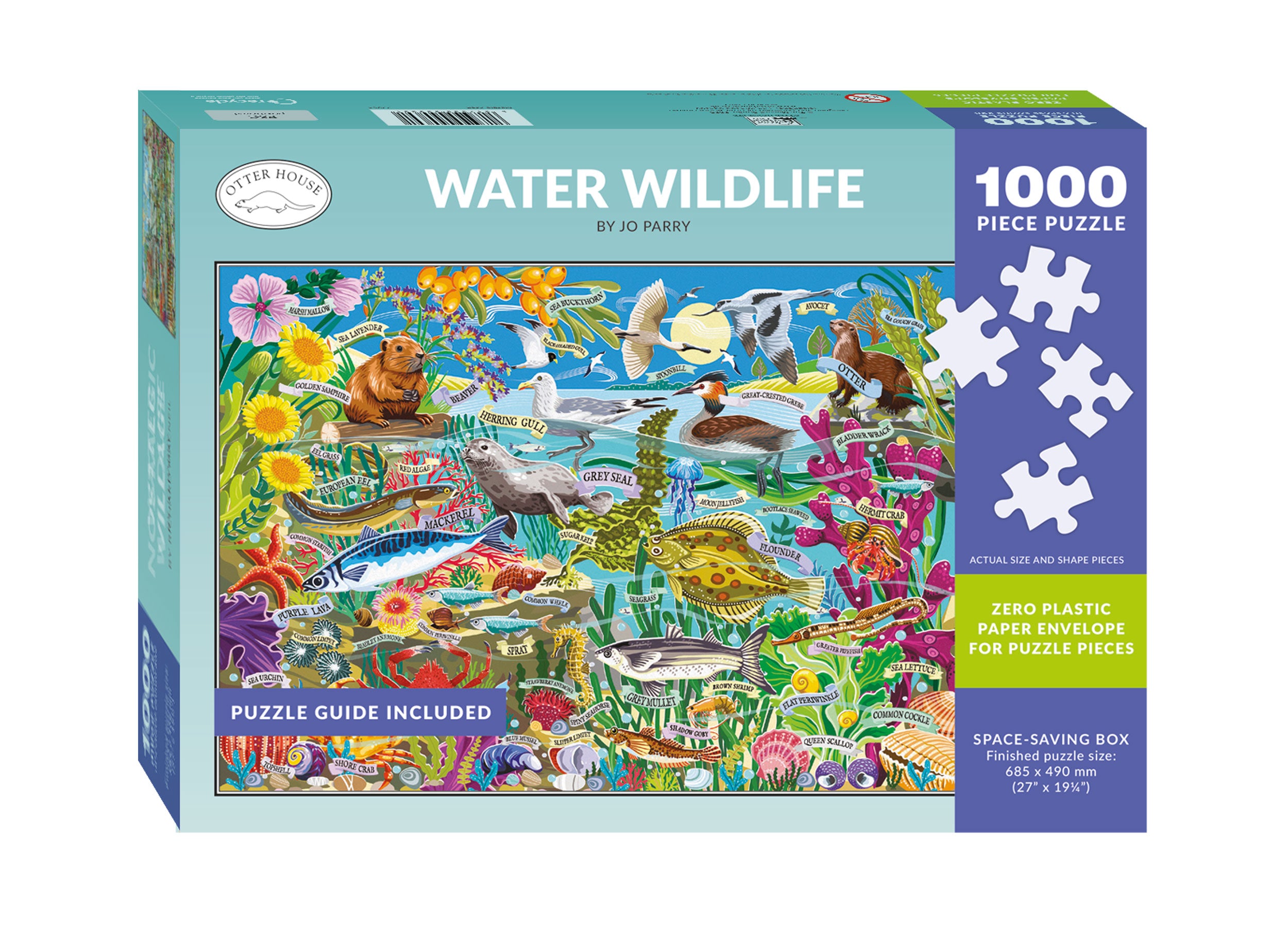 otter-house-water-wildlife-puzzle-1000-teile-meerestiere image 2