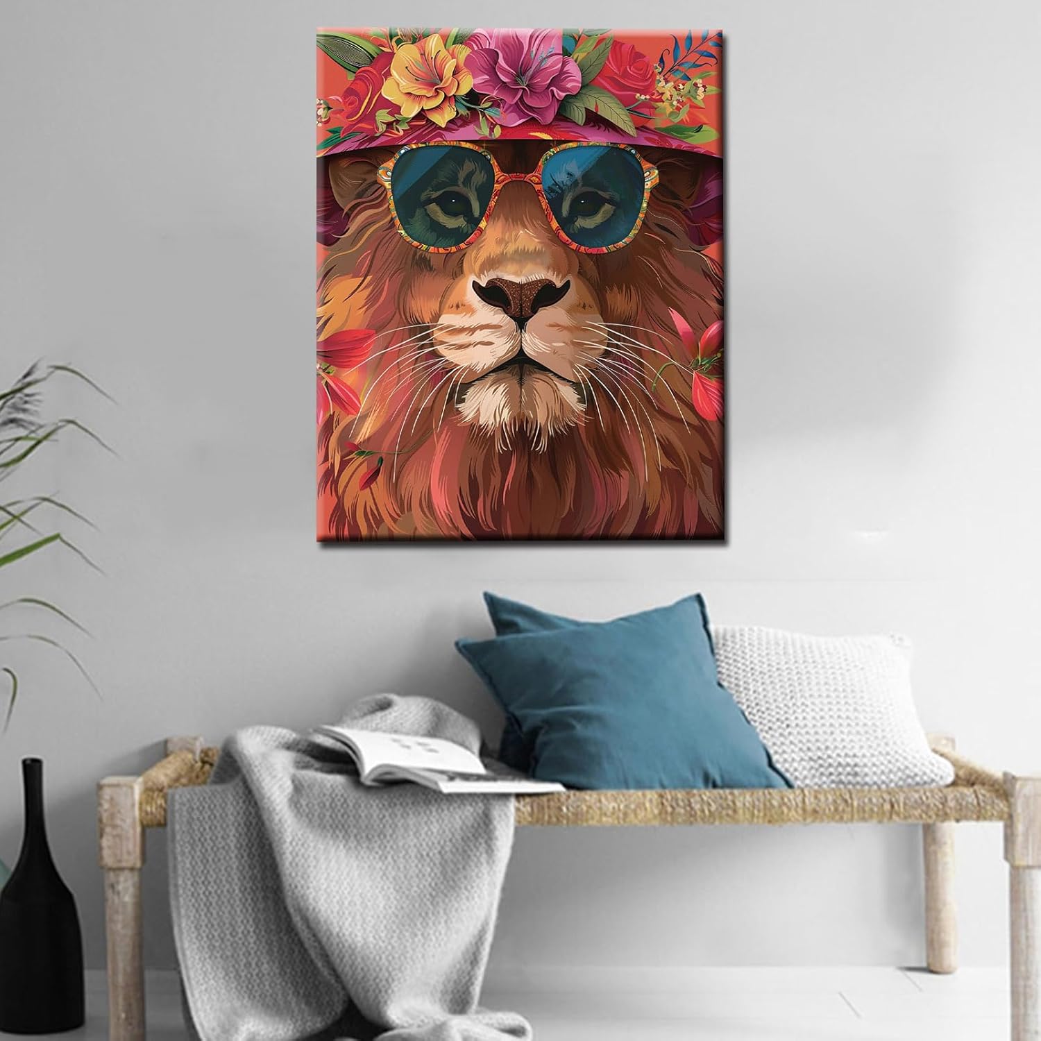 tucocoo-l-we-mit-sonnenbrille-malen-nach-zahlen-16x20-ohne-rahmen image 2