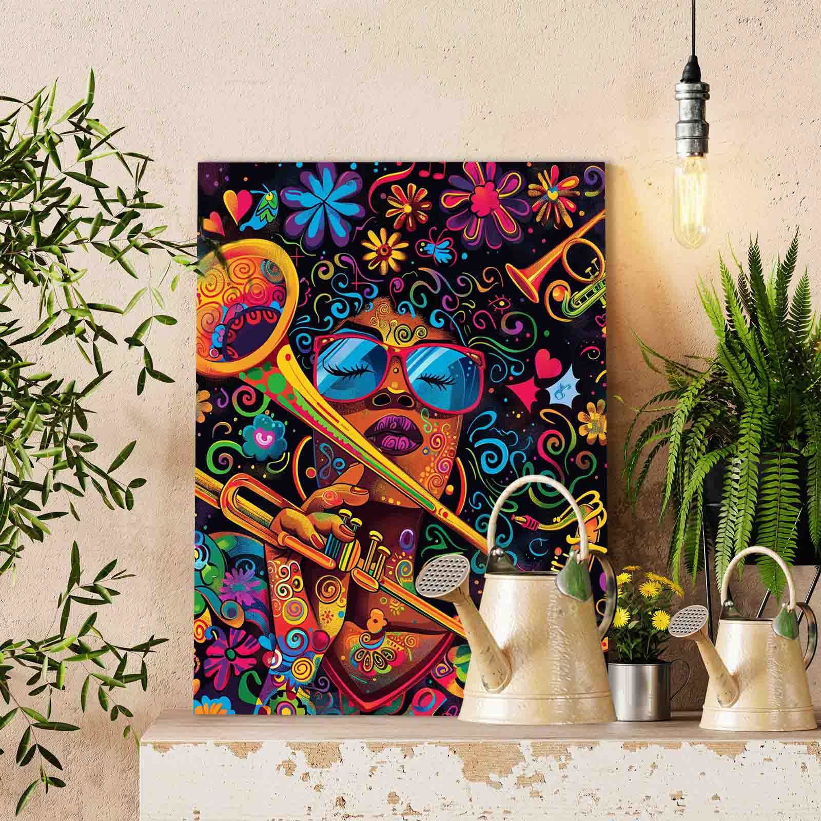 tucocoo-paint-by-numbers-groovy-jazz-vibes-malset-40x50-cm image 2