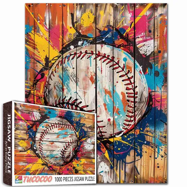 tucocoo-banksy-hardboard-baseball-puzzle-1000-teile-graffiti image 1