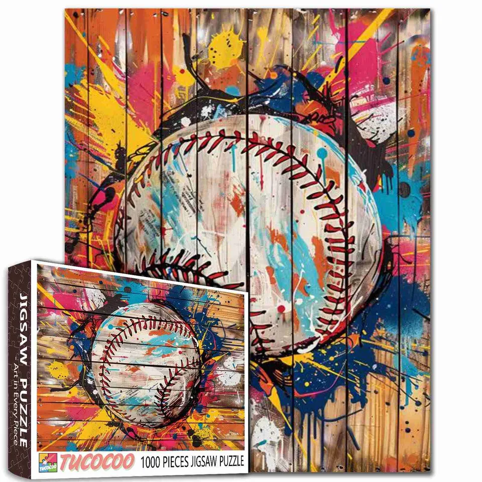 tucocoo-banksy-hardboard-baseball-puzzle-1000-teile-graffiti image 1