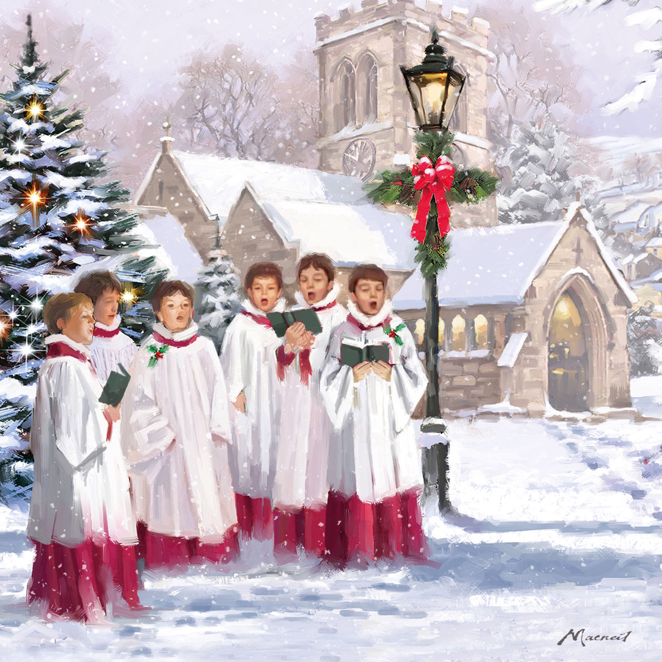 otter-house-christmas-choristers-weihnachtskarten-charity-pack image 1