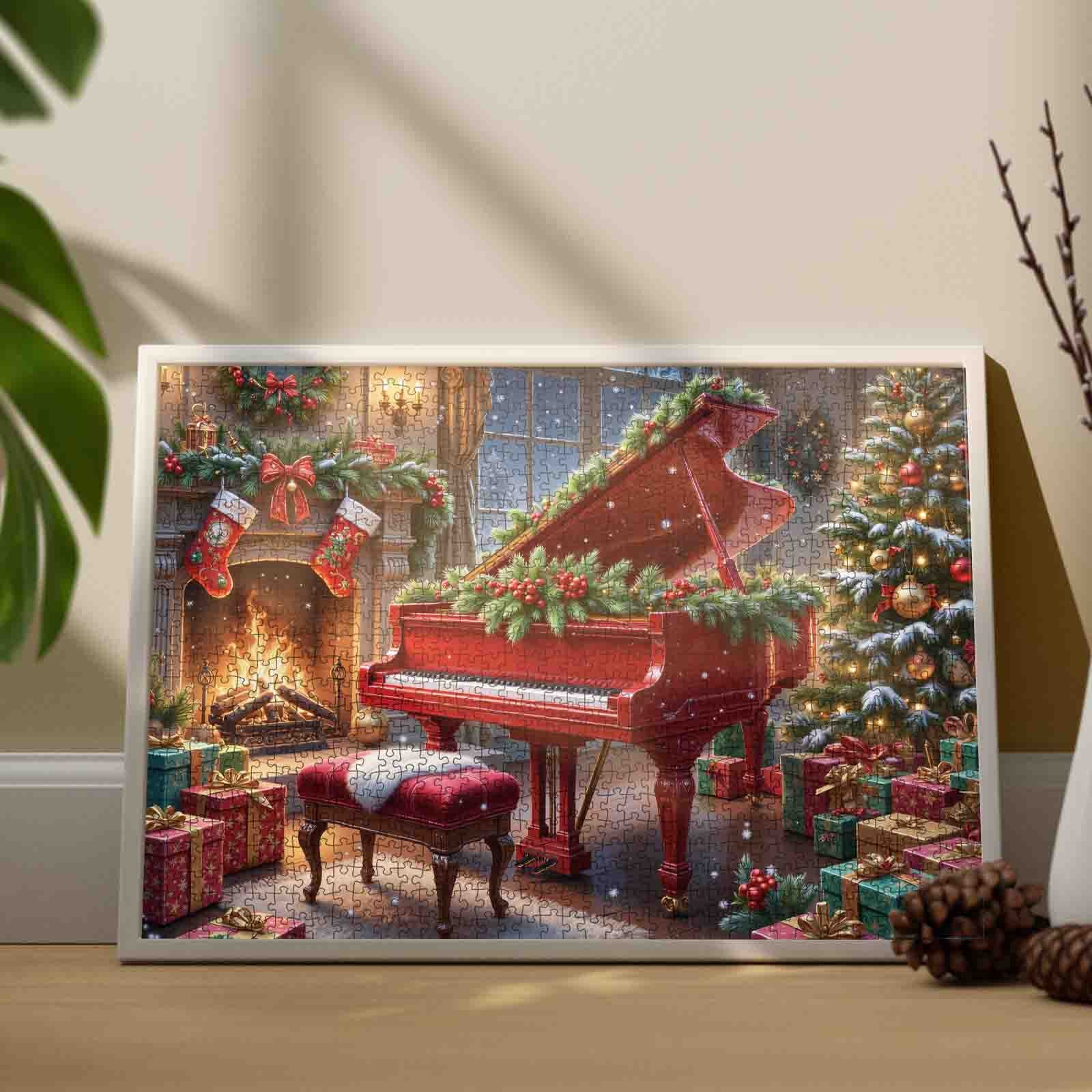 tucocoo-festive-red-piano-hearth-puzzle-1000-teile-klavier image 3